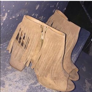 Carlos Fringe Booties